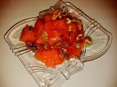 ПЕЧЕНА ТИКВА С ОЛИО И ЗАХАР