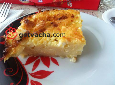 Макарони на фурна с яйца и захар