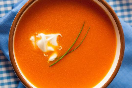 Крем супа от моркови с джинджифил и канела