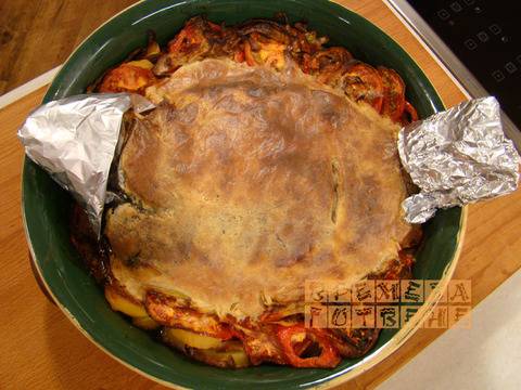 Печен шаран в сметанов сос