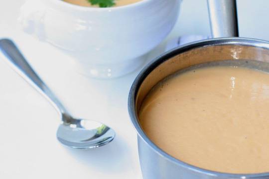 Крем супа от карфиол здравословно