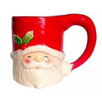 Коледна чаша релеф – дядо Коледа