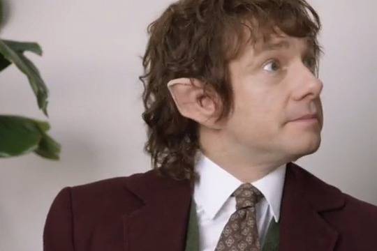 Мартин Фрийман като офис хобит