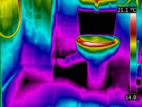Откриване на течове с термокамера