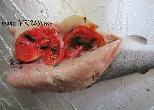 Пъстърва във фолио