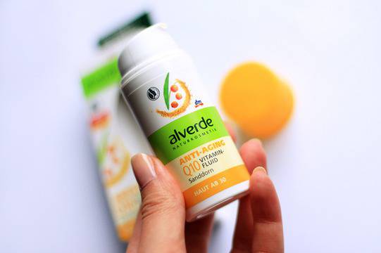 Alverde – натурален флуид за лице против бръчки
