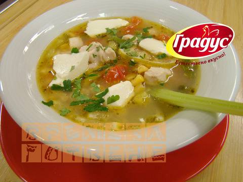 Пилешка супа с лайм