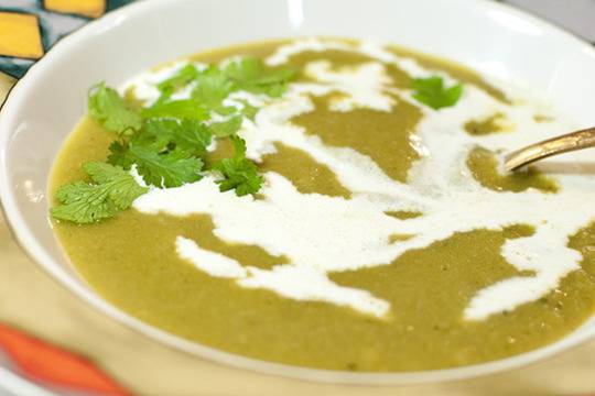 Крем супа с картофи и броколи