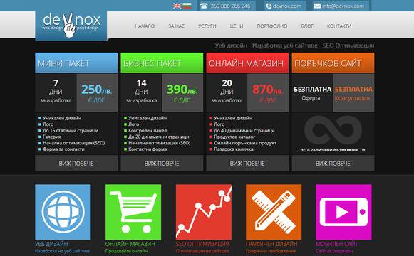 Уеб дизайн – Изработка уеб сайтове – SEO Оптимизация