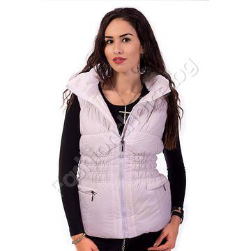 Втален модел грейка с полар отвътре и качулка в три цвята