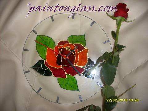 Количка – Paint On Glass – рисувано стъкло ръчна изработка