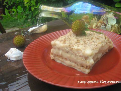 При Яна: Бисквитена торта с домашен крем без нишесте