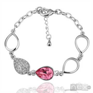 Гривна ‘Haley’ с кристали Swarovski Elements и 18K златно покритие