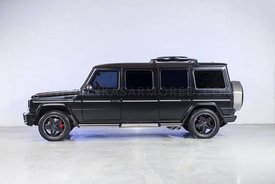 Удължен и брониран Mercedes G63 AMG от Inkas