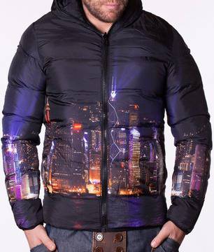 Мъжко зимно яке City Black