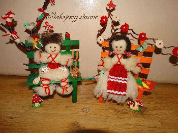 Мартеници Пижо, Пенда на пейка