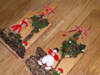 Красива декорация за Баба Марта