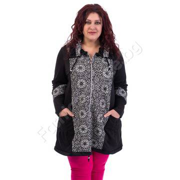 Български макси жакет тип жилетка /4XL, 5XL/