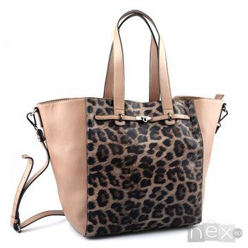 Ежедневна дамска чанта Cheetah Beige