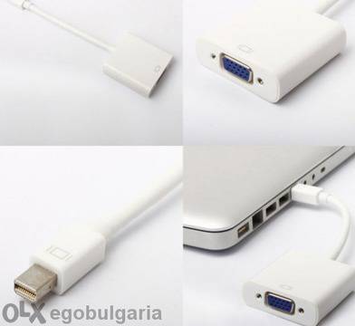 Преходник Thunderbolt Mini display port to VGA adapter