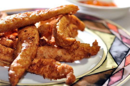 Пържени пилешки хапки