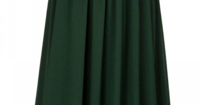 Дълга Вечерна Рокля Цвят Тъмнозелен Класик 2