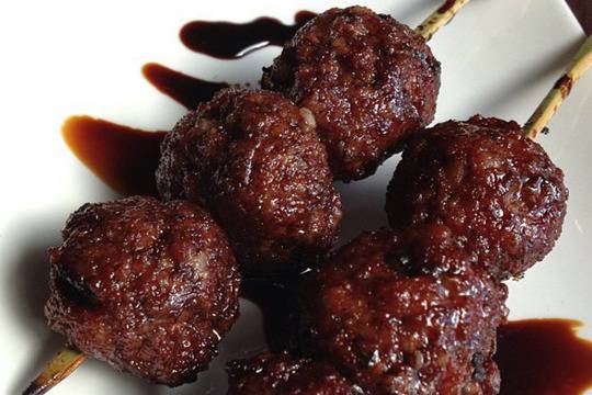 Телешки кюфтенца на шиш