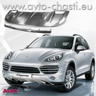 Аеродинамика за Porsche Cayenne. Skid Plates Porsche Cayenne Facelift. Off Road пакет за Porsche Cayenne