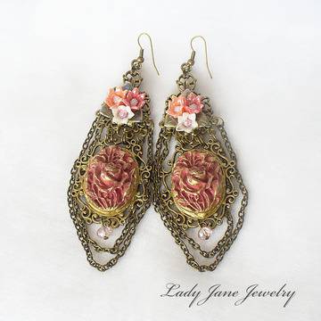 Обеци Vintage Garden