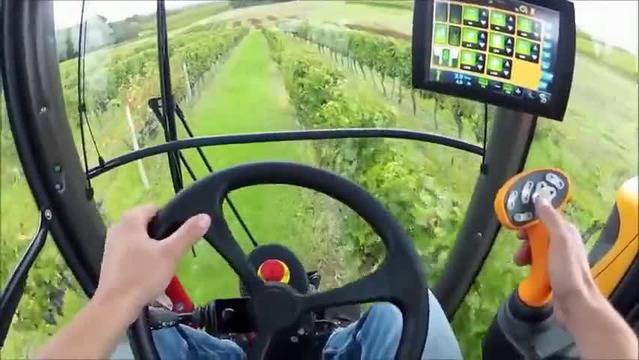 Невероятна Машина за бране на грозде! (ВИДЕО)