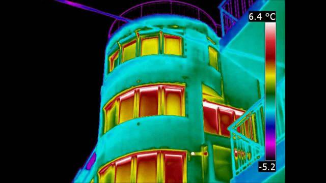 Обследване на топлоизолации на сгради с термокамера