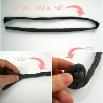 Цвете от памучна връв