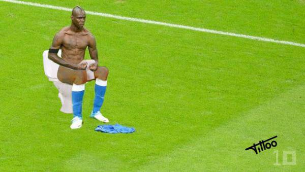 10 забавни колажи на Марио Балотели