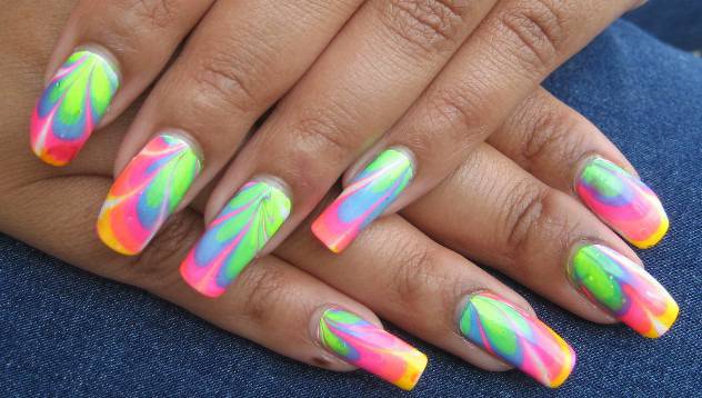 Мраморен маникюр за цветни момичета видяна 8092 коментари 7