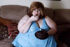 Шок! 200-килограмова американка получава оргазъм от... ядене (снимки)