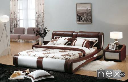 Кожена спалня NICOLE (за матрак 180х200)