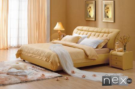 Кожена спалня DONA (за матрак 160х200)