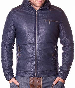 Мъжко зимно кожено яке Boys Blue