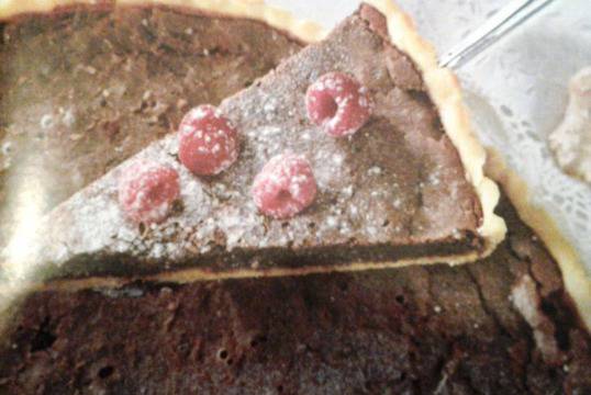 Шоколадова тарта с джинджифил