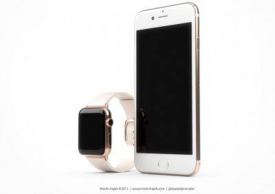 Концепция: iPhone 6s в розово злато