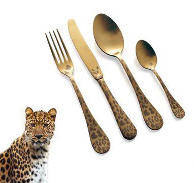 Прибори за хранене Rocco Леопард, 24 части, Herdmar