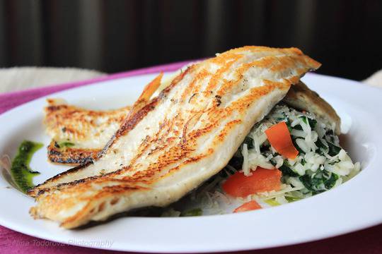 Филе от риба на скара