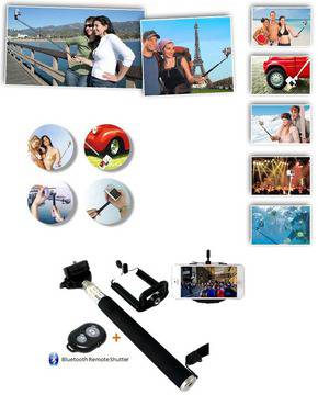 Монопод за селфи с блутут дистанционно