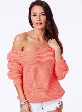 Дамски пуловер керемиден цвят