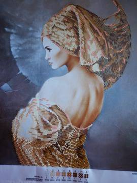 MAGIC: Гоблен с мъниста „ЛУНА“ – етап 1