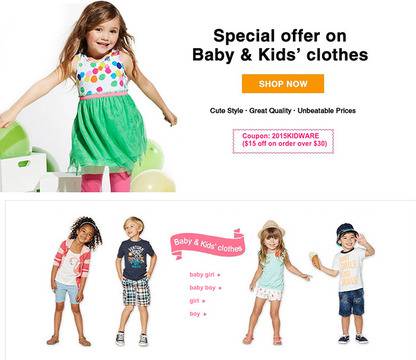 Код за намаление в PandaWill – 15$ намаление при покупка над 30$ на детски и бебешки дрехи. Безплатна доставка-всичко за 1 лев