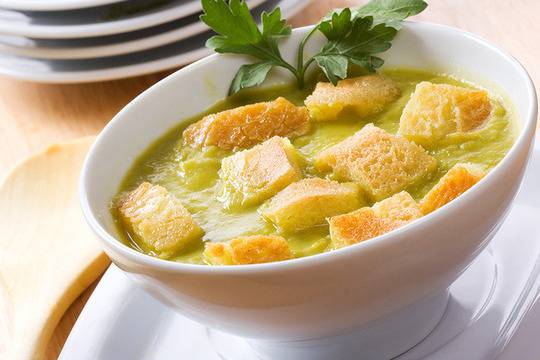 Крем супа от грах и картофи