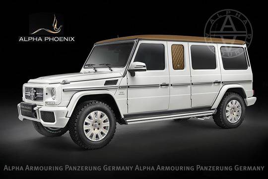 Брониран Alpha Phoenix на базата на Mercedes G63 AMG