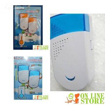 Безжичен звънец с 1 бутон и 2 звънеца