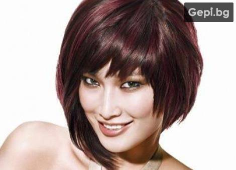 Дамско подстригване, терапия с протеинова маска и прическа!